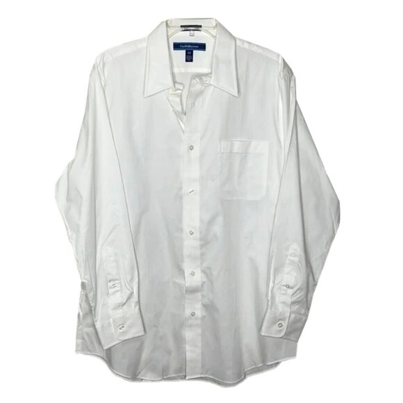 ❤️ 🆕 CROFT & BARROW Button Down Shirt Size 16.5 - Picture 1 of 4
